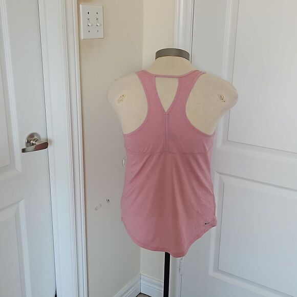 RBX Women's Active Racer Back Top Medium Pink & White - Picture 4 of 16